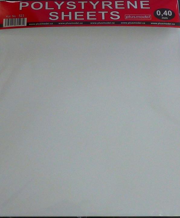 Immagine prodotto Plus Model Fogli di polistirolo da 0,40 mm