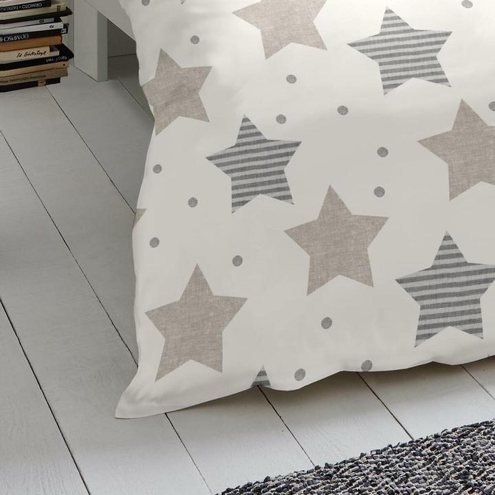 Image du produit Traumschlaf Étoiles (Set de linge de lit, 155x220 cm + 80x80 cm)
