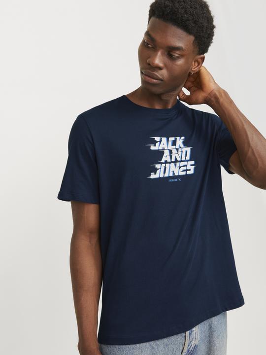 Immagine prodotto Jack & Jones T-shirt stampata con scollo rotondo (M)