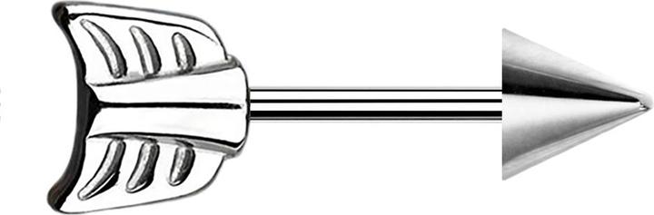 Immagine prodotto Star Piercing Micro bilanciere argento con cono e freccia (Acciaio chirurgico 316L, senza ottone)