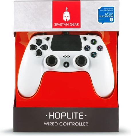 Image du produit Spartan Gear PS4 Controller Hoplite wired white compatible avec PC et PS-4 (PS4, PC)