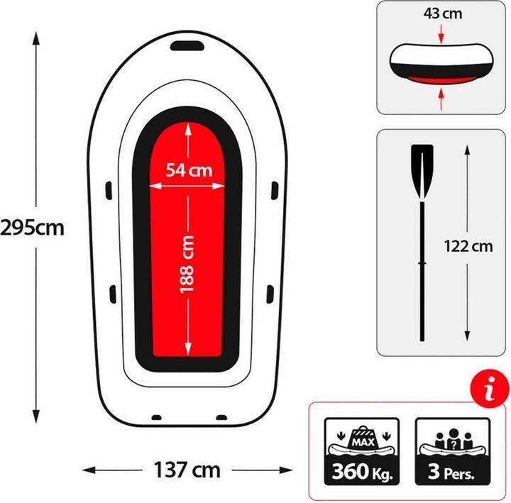 Immagine prodotto Intex Set Seahawk 3 (295 cm, 3 pers.)