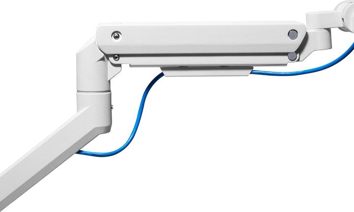 Immagine prodotto Silverstone SST-ARM14- Braccio per monitor LCD LED singolo con design a molla a gas per impieghi gravosi (Tavolo, 49")