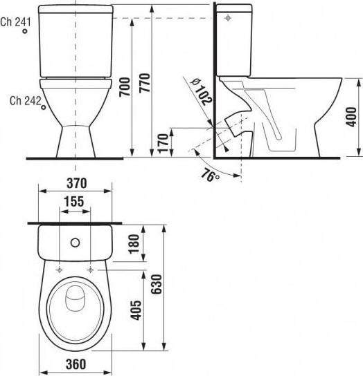 Produktbild Jika TOILET LYRA PLUS 26384