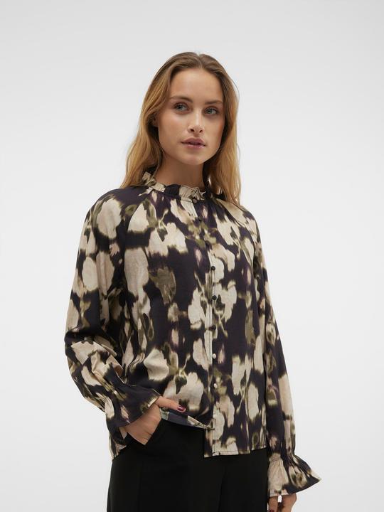 Produktbild Vero Moda Vmcelina L/S Frill Shirt Wvn Exp Hemd (XS)