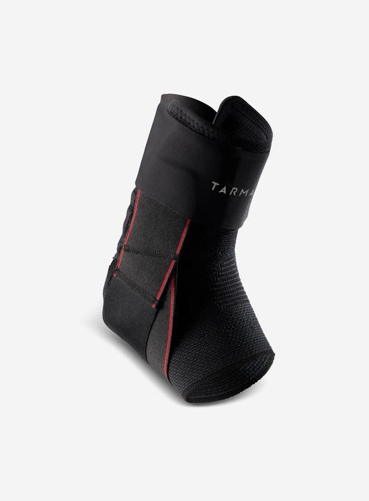 Decathlon Men's/Women's Left/Right Ankle Brace Strong 500 - Black