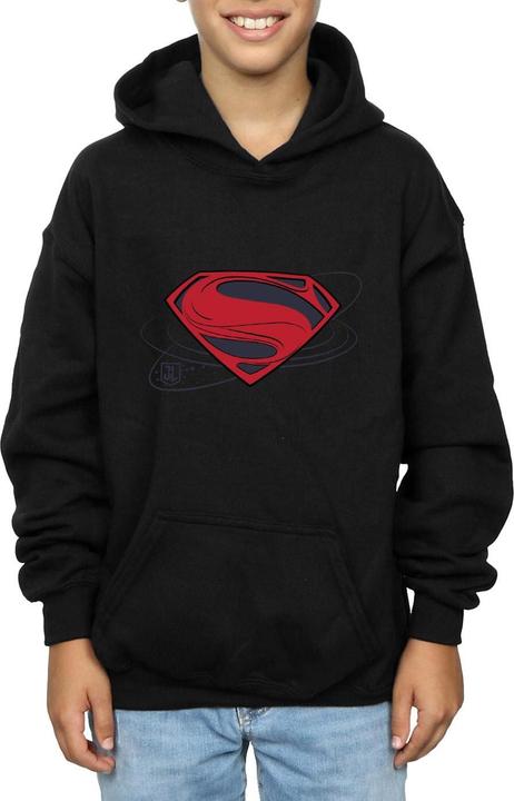Immagine prodotto Justice League Movie Superman Logo Felpa con Cappuccio Ragazzi (140, 146)