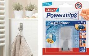 Actual product image tesa Powerstrips Waterproof Hook ZOOM