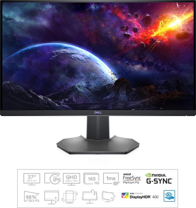 Actual product image Dell S2721DGFA (2560 x 1440 pixels, 27")