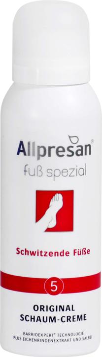 Allpresan Schiuma per piedi 5 Foot Special Schiuma per piedi sudati (Deodorante per piedi e polvere, 125 ml)
