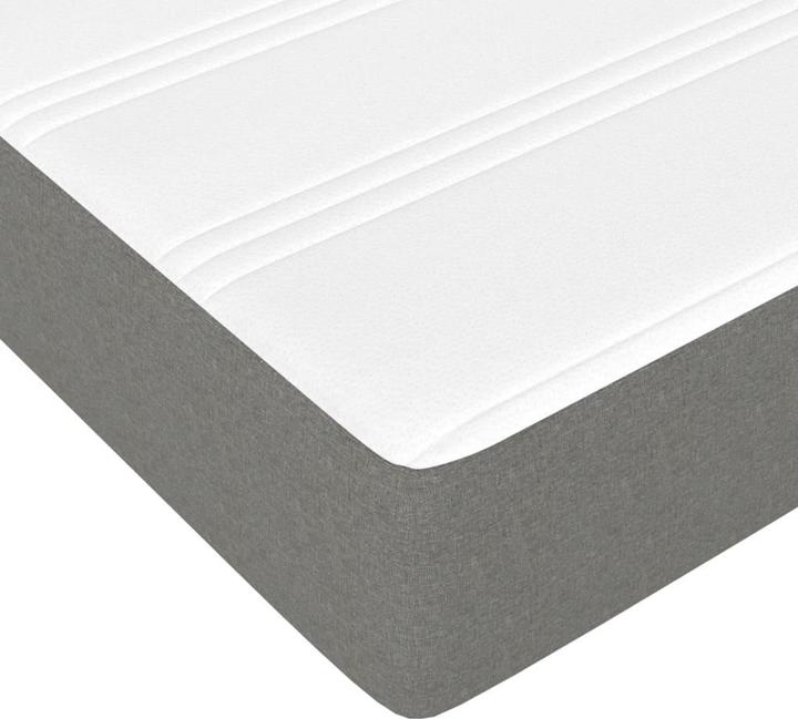 Actual product image VidaXL Taschenfederkernmatratze für Kinder Dunkelgrau 80 x 160 cm Stoff (80 x 160 cm, Spring core)
