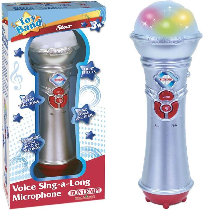 Produktbild Bontempi Karaoke-Mikrofon mit Aufnahmefunktion