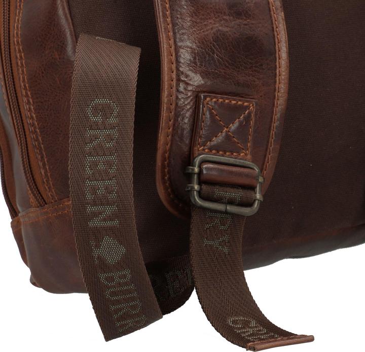 Image du produit Greenburry Sac à dos en cuir Rugged 39 cm pour ordinateur portable (15 l)