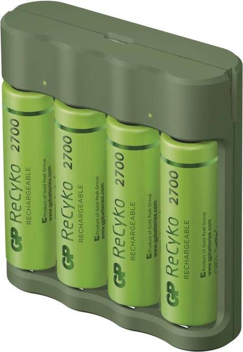 GP Batteries Standard Series B52427U battery charger Household battery DC (5 Stk., AA, AAA, 2700 mAh, Ladegerät inkl. Akku)