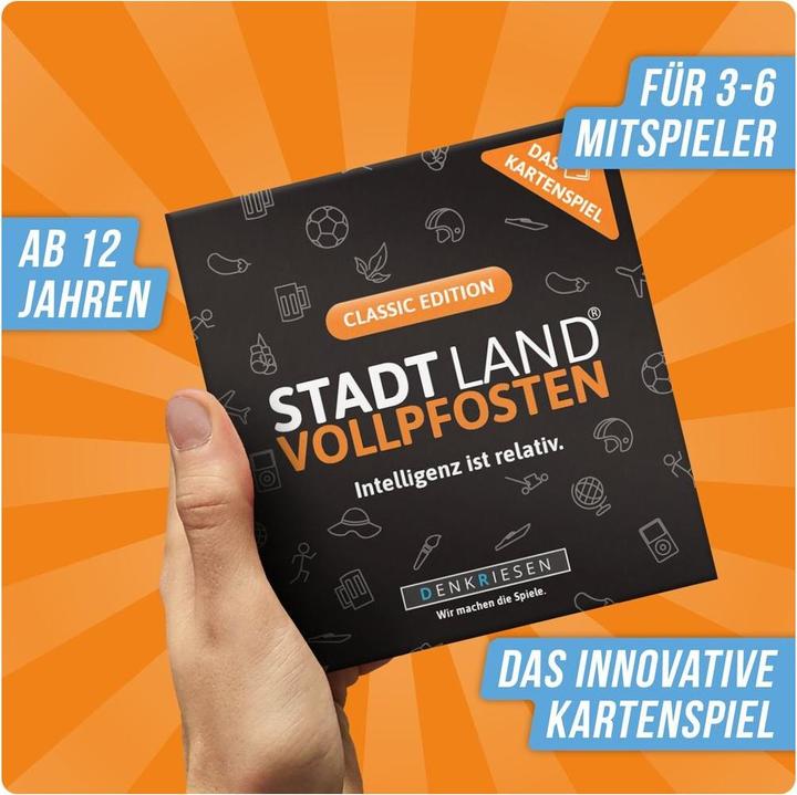 Productafbeelding Denkriesen Stadt Land Vollpfosten - Intelligentie is relatief (Duits)