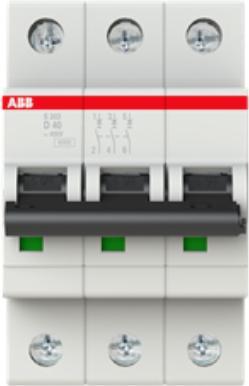 Immagine prodotto ABB STOTZ-KONTAKT Interruttore miniaturizzato S203-K10 K10A 3 poli 6kA