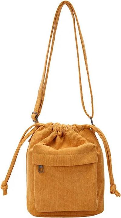 Only-Bags.Store Borsa a tracolla media Borsa a tracolla con coulisse Borsa a secchiello Casual Light Borsa a