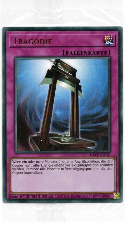 Immagine prodotto Yu-Gi-Oh Tragedia - LART-DE030 - Ultra Raro - Sigillato (Inglese, Tedesco, Pacchetto Booster)