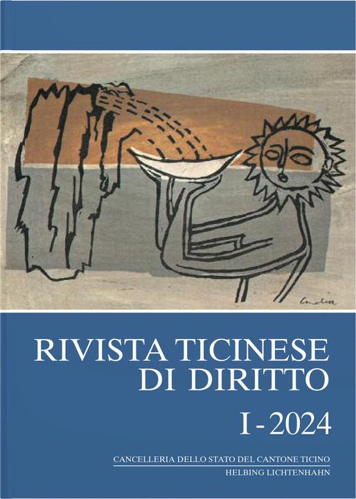Actual product image Rivista ticinese di diritto I-2024 (Italian, Andrea Pedroli, Marco Borghi, 2024)