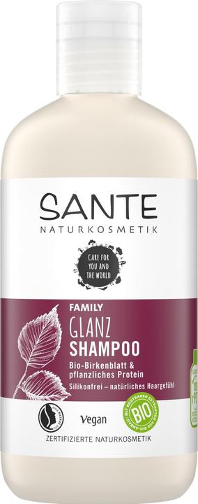 Sante Family Glanz Shampoo Bio-Birkenblatt & pflanzliches Protein (250 ml, Flüssiges Shampoo)
