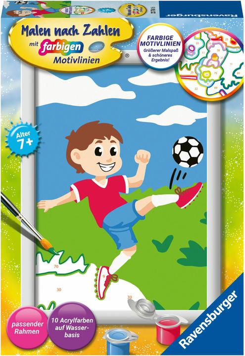Image du produit Ravensburger Peinture par numéros 23761 - Le plaisir du football - Enfants à partir de 7 ans