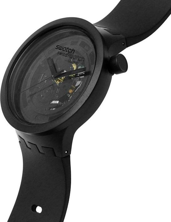 Swatch C-Black (Swiss Made, Analoguhr, 47 mm)