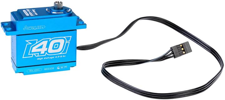 Immagine prodotto Power HD Servo WH-40KG / 29.0kg/0.20sec. 6V//40.0kg/0.17 8.4V / digitale / impermeabile