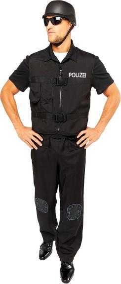 Actual product image Amscan Adult costume German Swat Cop size L (L)