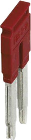 Actual product image Phoenix Contact 2 way bridge for 10mm terminal, red