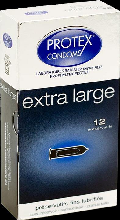 Actual product image Protex Extra Large" 12 large condoms from France (12 pcs.)