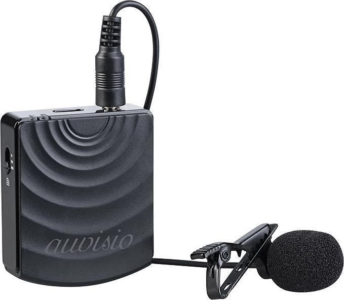 Image du produit Auvisio Microphone sans fil avec récepteur pour prise jack 3,5 mm, 2,4 GHz, 25 m