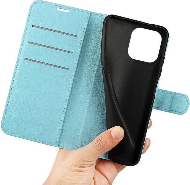 Actual product image MU Classic Litchi Leather Bookcover Series (Apple iPhone 14 Pro)