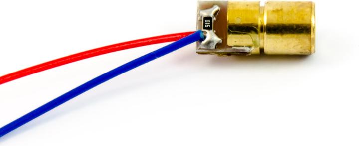 Produktbild Purecrea Lasermodul Rot 5V 5mW 650nm Punkt Laser