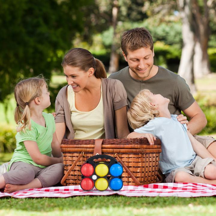 Produktbild Relaxdays Boccia (6 x, 70 mm)