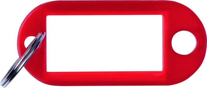 Produktbild Office Products Schlüsselanhänger, 50x20mm, 10stk, weiss