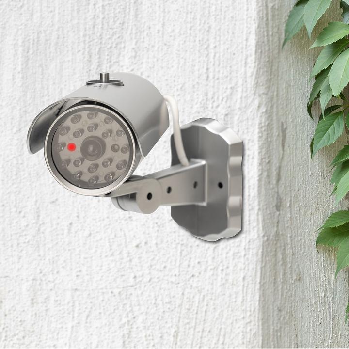Produktbild Casativo 4er-Set Überwachungskamera Attrappe, Bewegungssensor & rotem Blinklicht, Batteriebetrieb