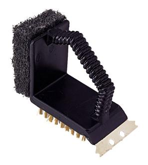 Actual product image Landmann Grill Reinigungsbürste 3 fach nutzbar mit Bügelgriff