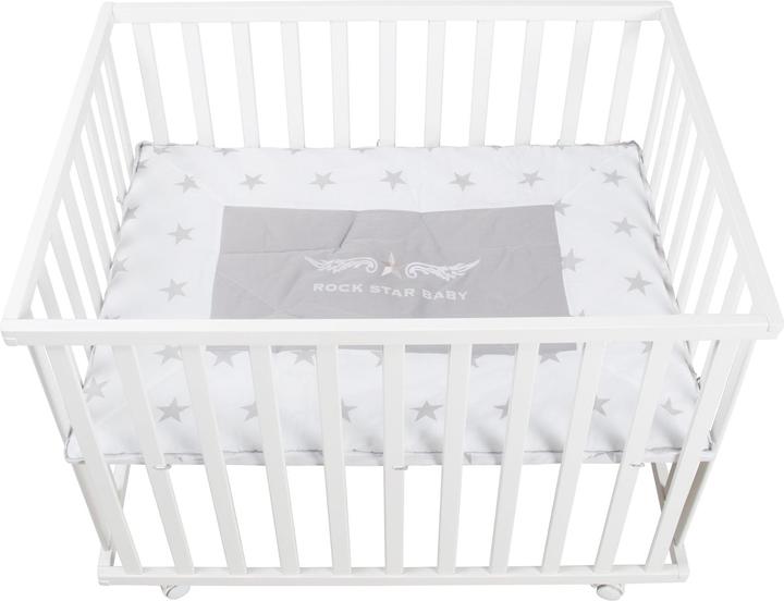 Produktbild Roba Laufgitter 100x75 Rock Star Baby 2 (73 cm, 98.50 cm, MDF)