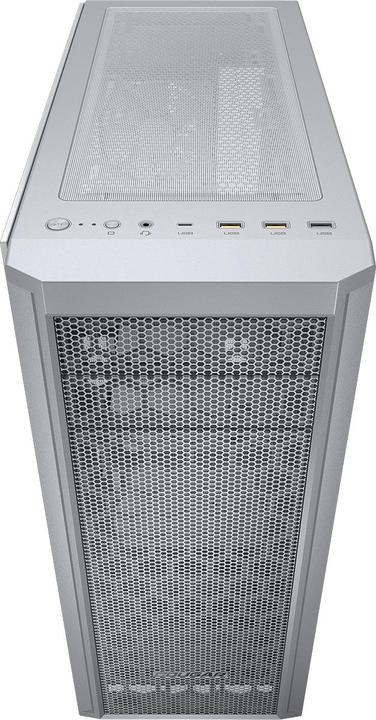 Immagine prodotto Cougar MX330-G Pro Baltas | Case PC | Mid Tower / Pannello frontale a rete / Ventola / TG Left (Mini-ITX, ATX, mATX)