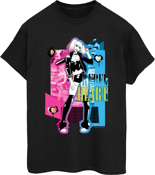 Immagine prodotto Harley Quinn Rebel Heart Maglietta Ampia Donna (3XL)