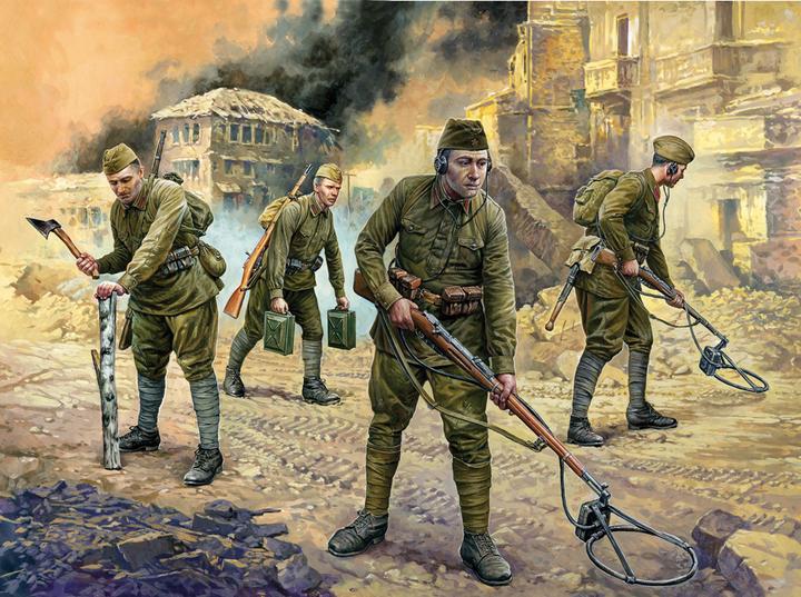 Actual product image Tamiya 1:72 WWII Soviet Engineers