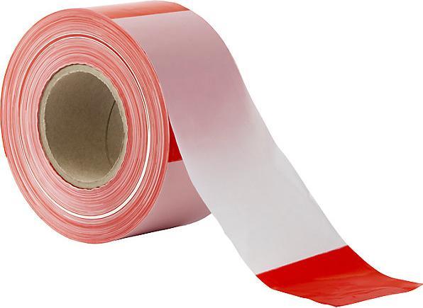 Immagine prodotto kaiserkraft Nastro segnaletico, robusto, rosso / bianco, a partire da 2 pz..