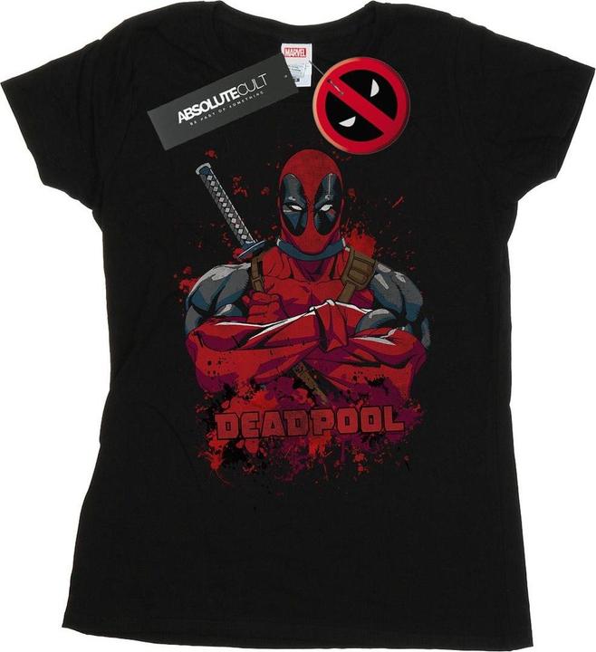 Image du produit - T-shirt DEADPOOL POSE SPLAT - Femme (S)
