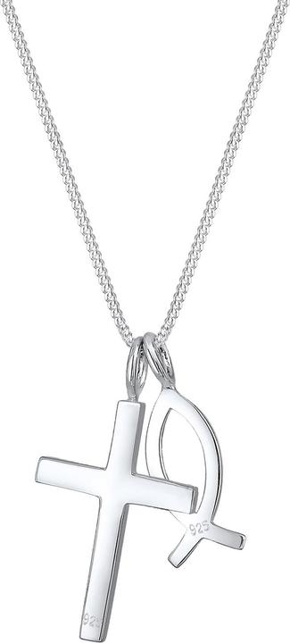 Actual product image Elli Fish, cross (925 sterling silver, 45 - 55 cm)