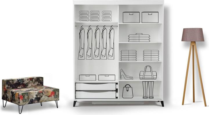 Image du produit Hanah Home Aydin (190 x 60 x 216 cm)