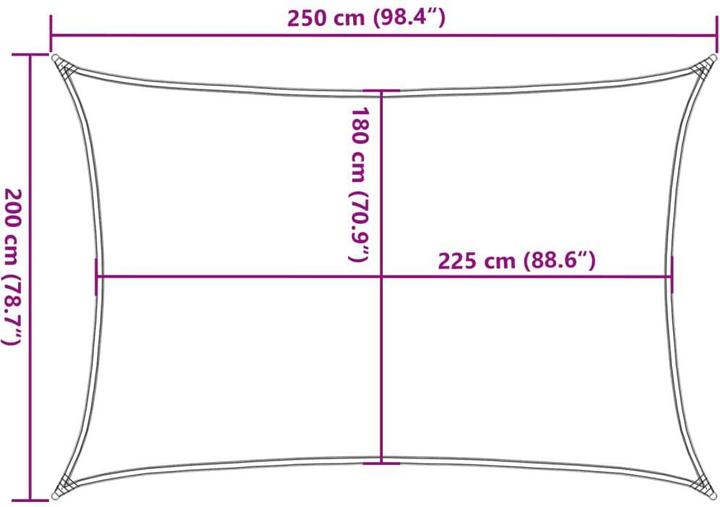 Actual product image VidaXL Alethea (250 x 200 cm)