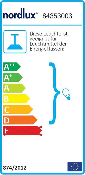 Energie-Label Nordlux Strap (E27)
