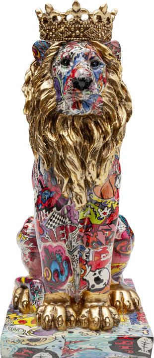Actual product image Kare Design Deko Figur Graffiti King Lion 29cm