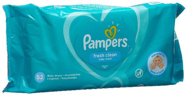 Actual product image Pampers fresh clean (52 Piece)