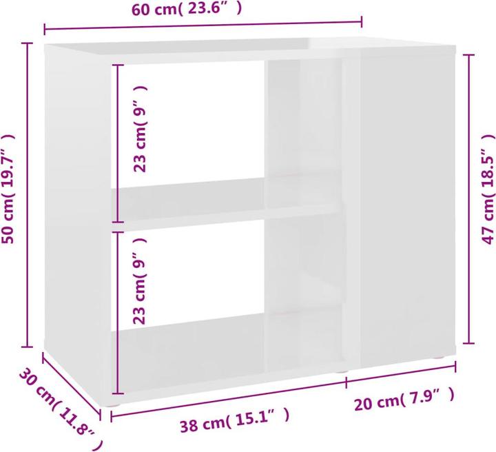 Immagine prodotto VidaXL Atreus (60 x 30 x 50 cm)